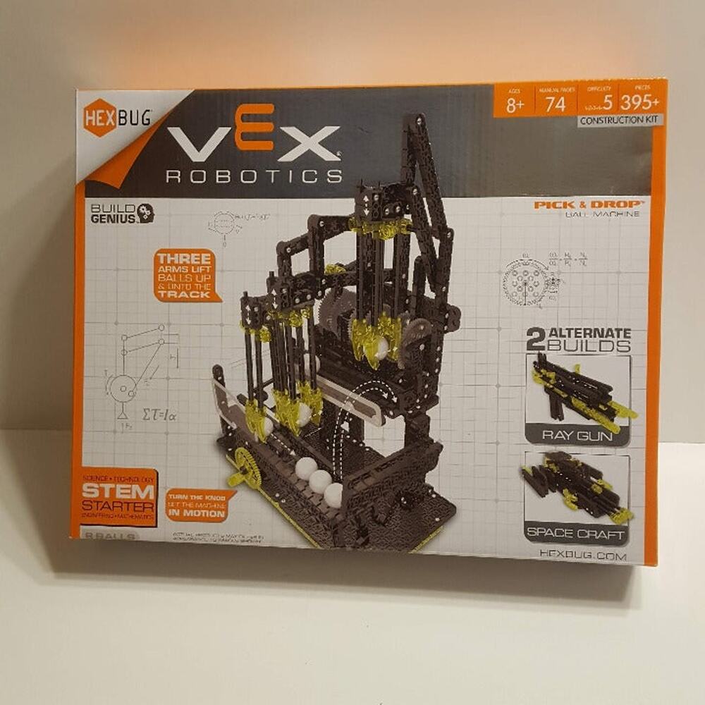 Hexbug VEX Robotics Construction Set Pick and Drop Ball Machine. New, sealed